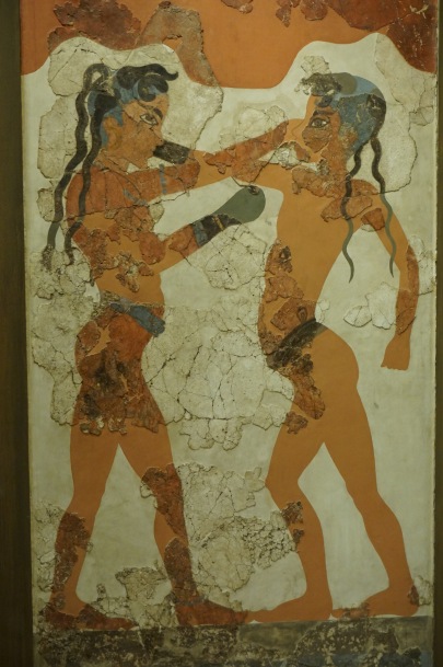 "The Boxers" fresco excavated from Akrotiri (~ 1613 BC)