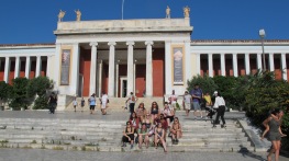 The girls at the National Archaeological Museum